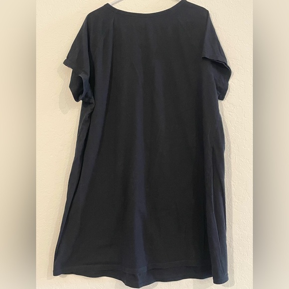 Disney Black Eeyore I Don’t Do Mornings Nightshirt Woman’s Size 2X/20-22 - Picture 3 of 7